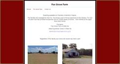 Desktop Screenshot of foxgrovefarm.net